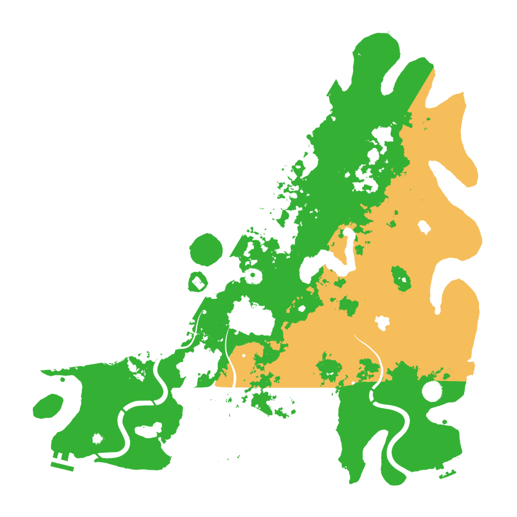 Biome Rust Map: Procedural Map, Size: 4500, Seed: 500495