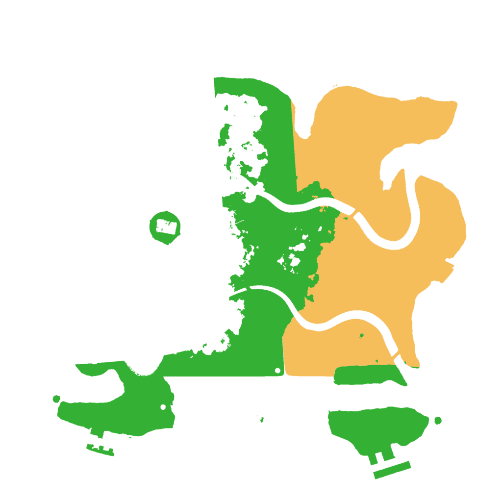 Biome Rust Map: Procedural Map, Size: 2693, Seed: 42042069