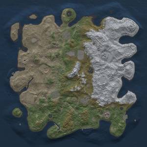 Thumbnail Rust Map: Procedural Map, Size: 4000, Seed: 3052024, 18 Monuments