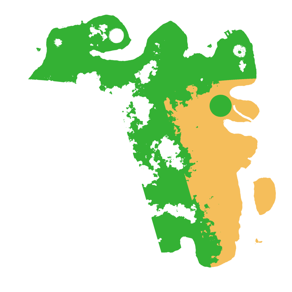 Biome Rust Map: Procedural Map, Size: 3500, Seed: 464965822