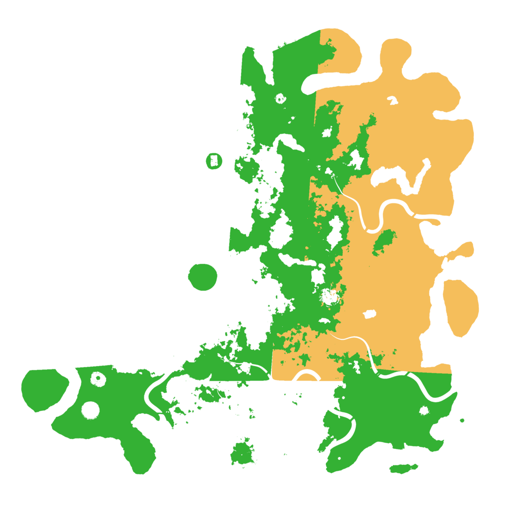 Biome Rust Map: Procedural Map, Size: 5000, Seed: 1326182217