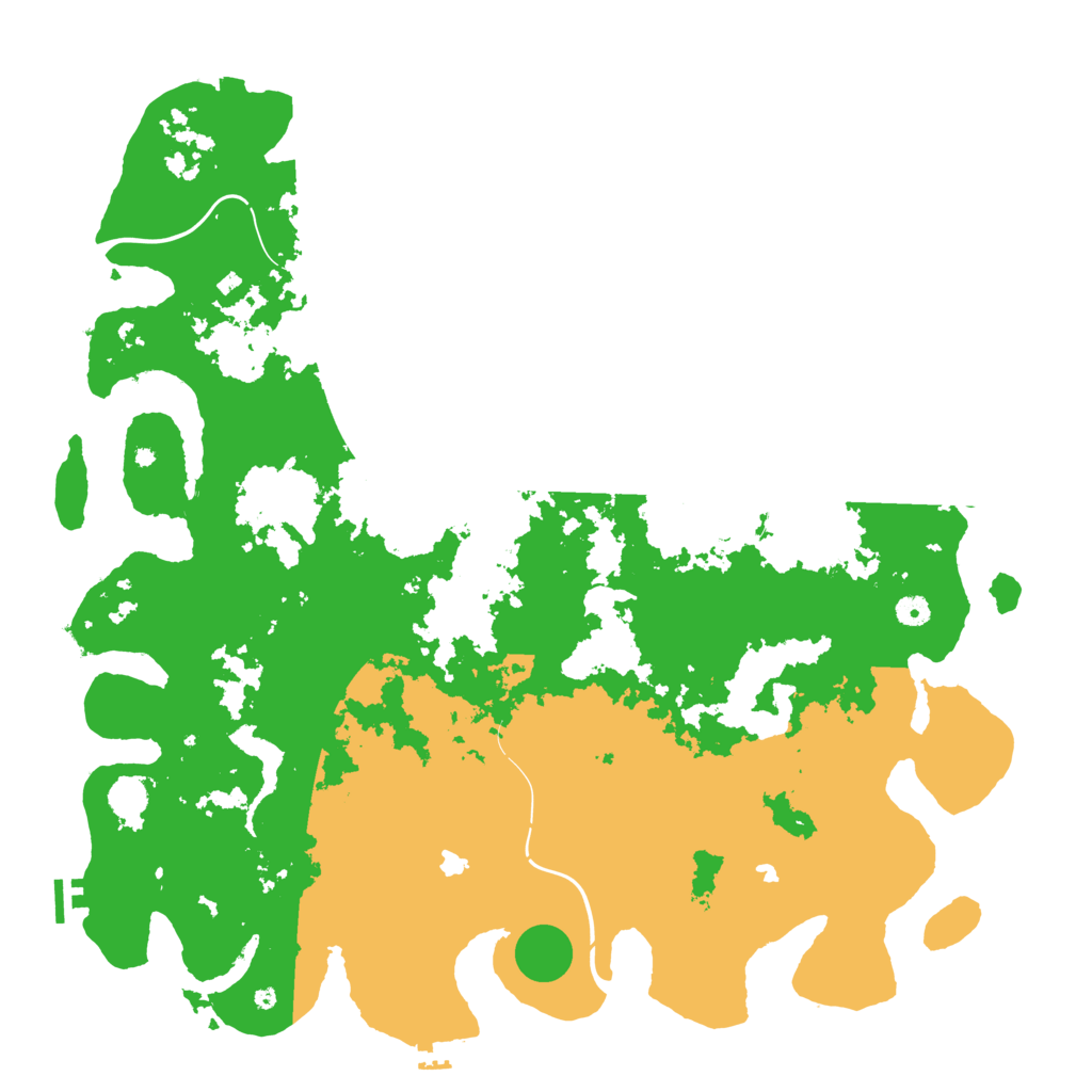 Biome Rust Map: Procedural Map, Size: 5000, Seed: 428012812