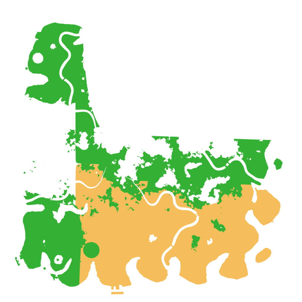 Biome Rust Map: Procedural Map, Size: 5000, Seed: 428012812