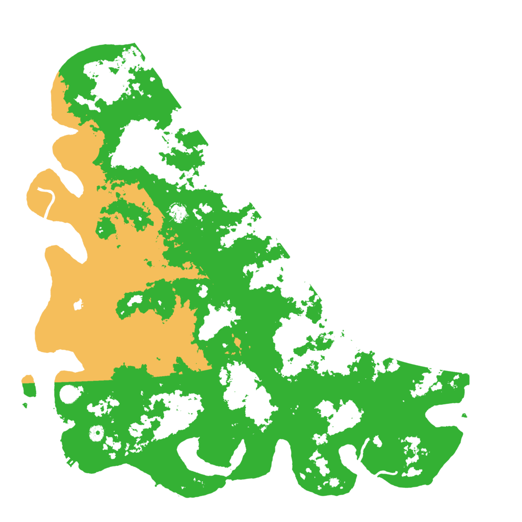 Biome Rust Map: Procedural Map, Size: 5000, Seed: 8594738