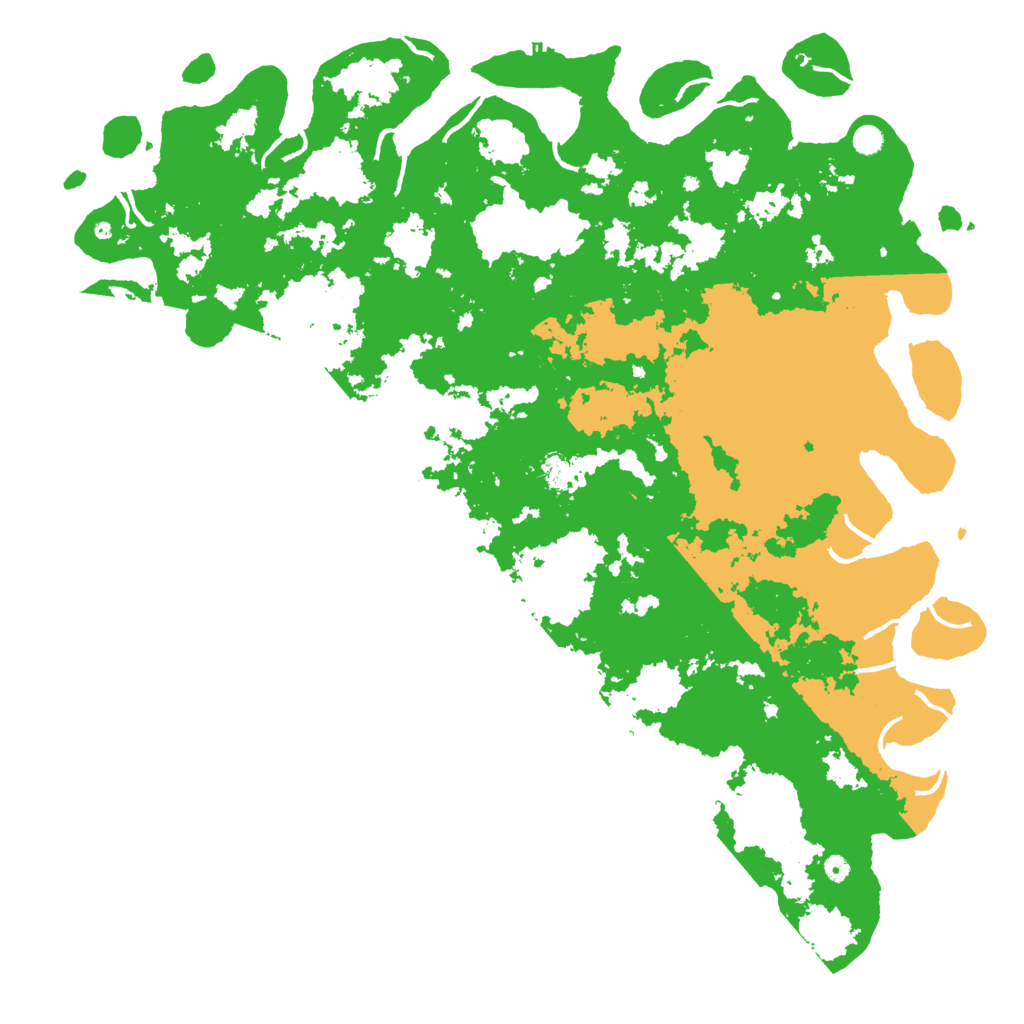 Biome Rust Map: Procedural Map, Size: 6000, Seed: 1411853336