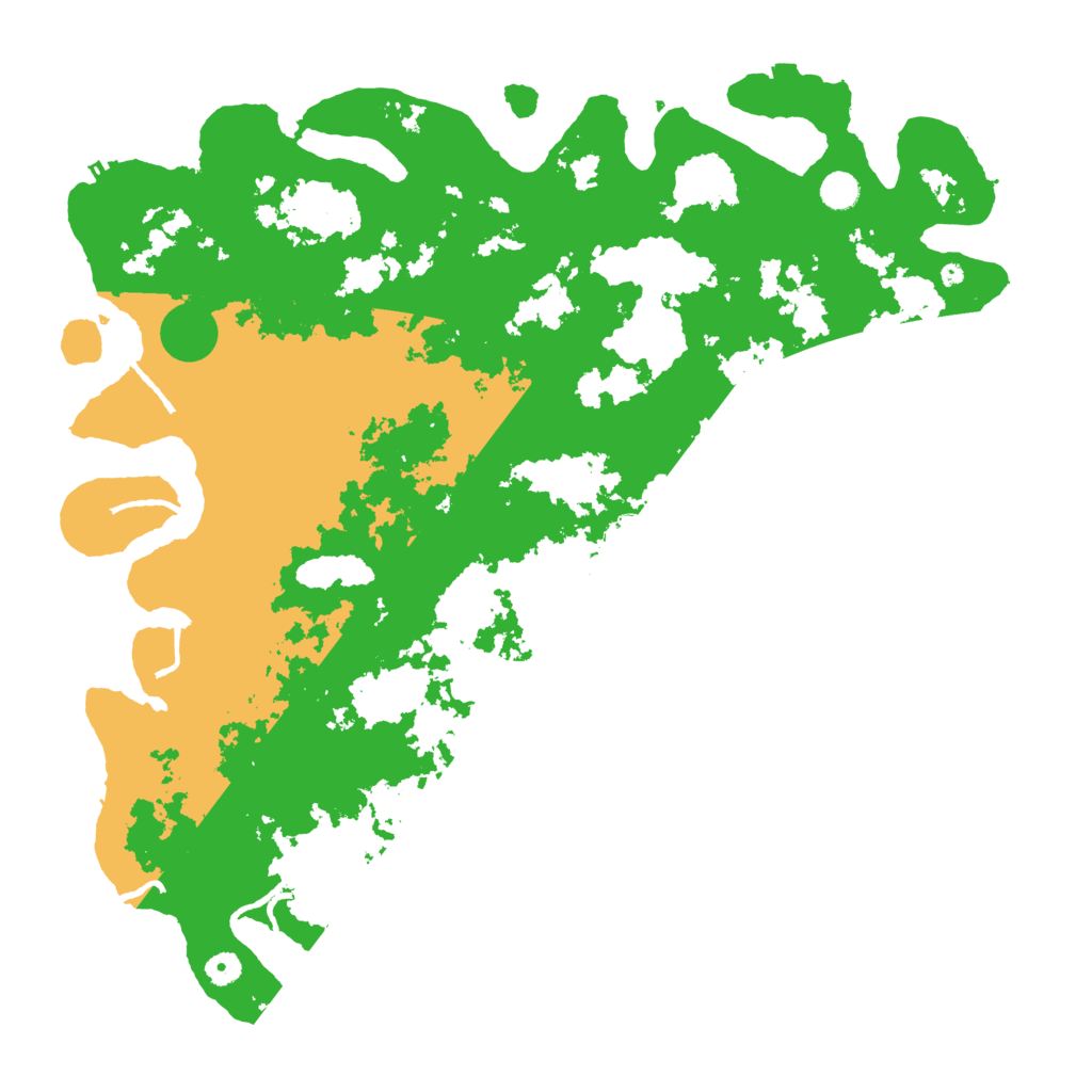 Biome Rust Map: Procedural Map, Size: 5000, Seed: 236201