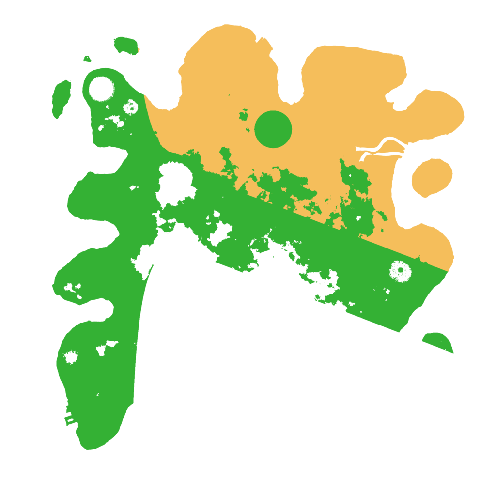 Biome Rust Map: Procedural Map, Size: 3500, Seed: 237209369