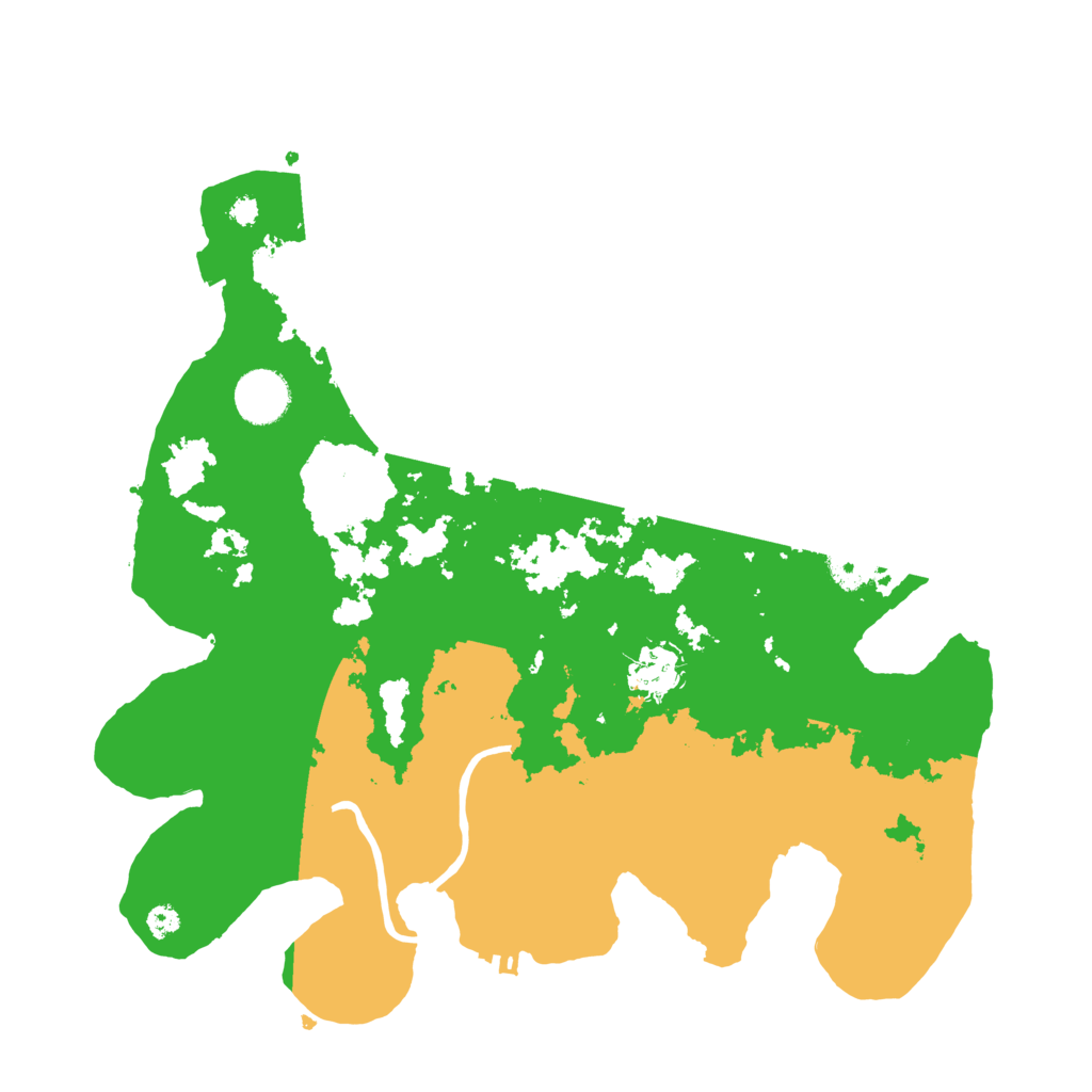 Biome Rust Map: Procedural Map, Size: 3500, Seed: 2052620387