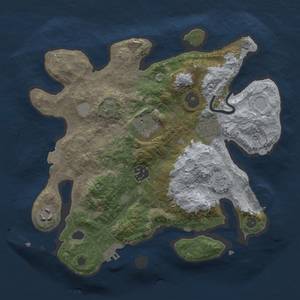 Thumbnail Rust Map: Procedural Map, Size: 3000, Seed: 2120661575, 12 Monuments