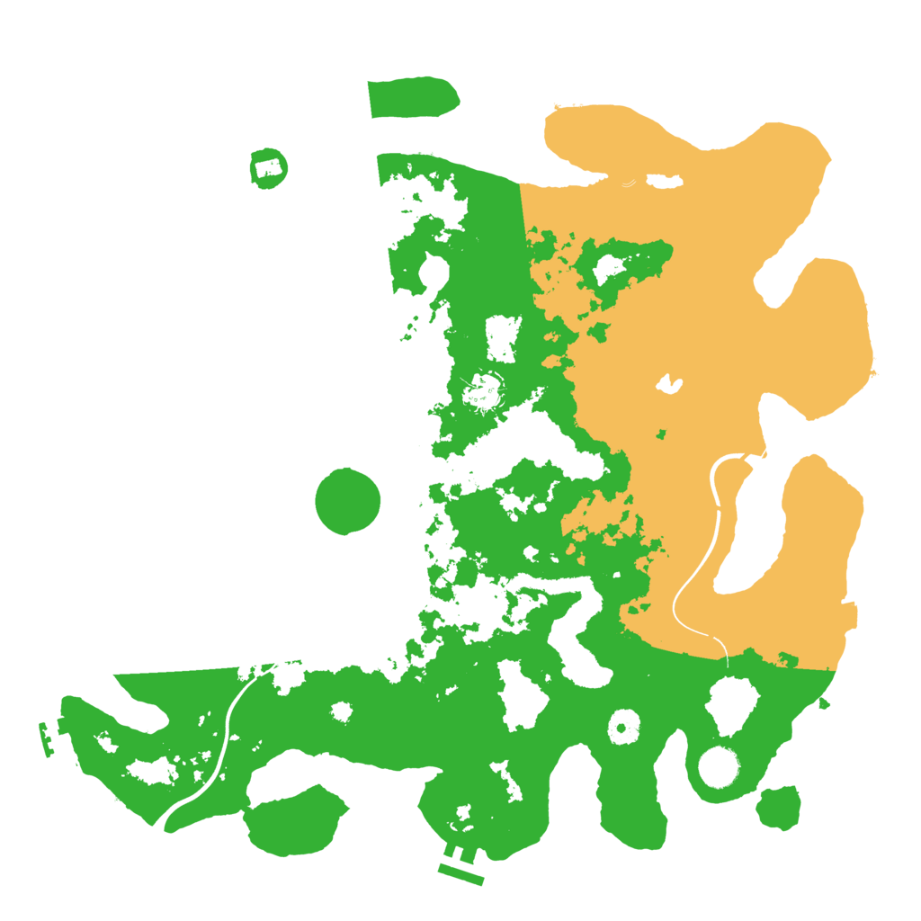 Biome Rust Map: Procedural Map, Size: 4000, Seed: 115286667