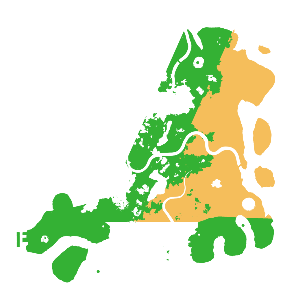 Biome Rust Map: Procedural Map, Size: 4000, Seed: 34534
