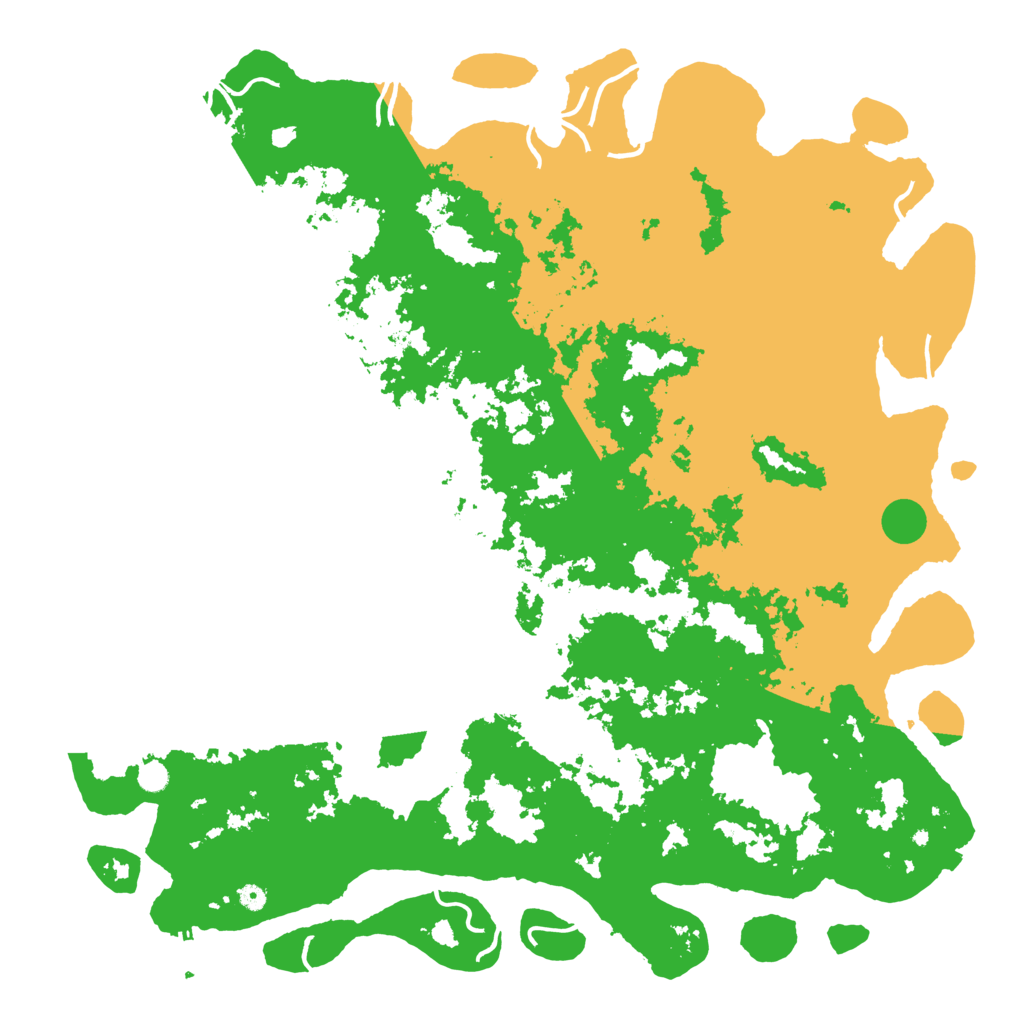 Biome Rust Map: Procedural Map, Size: 6000, Seed: 1048696034