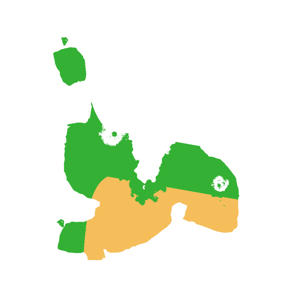 Biome Rust Map: Procedural Map, Size: 2024, Seed: 6969420