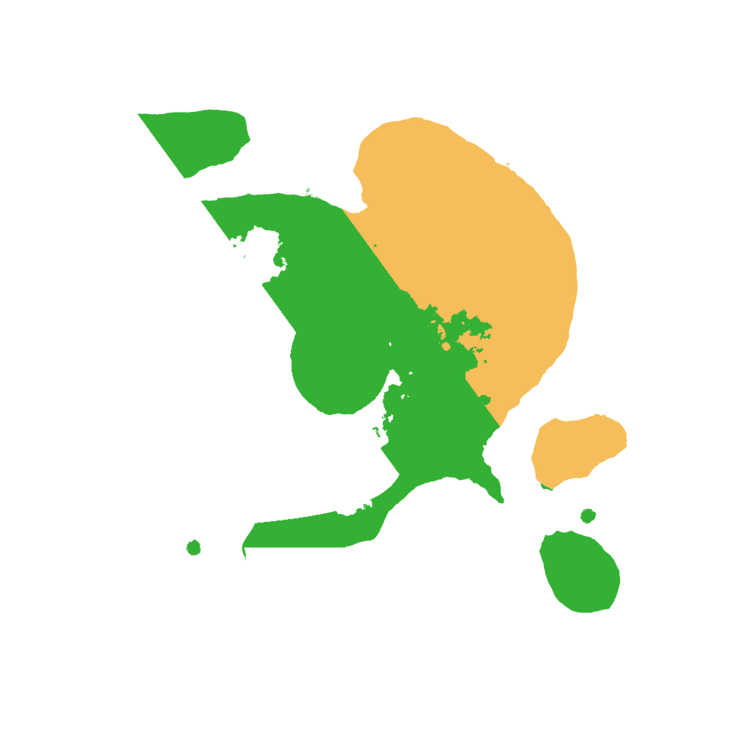 Biome Rust Map: Procedural Map, Size: 2000, Seed: 246373590