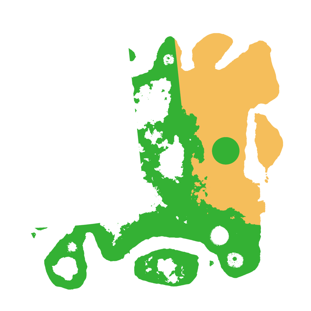 Biome Rust Map: Procedural Map, Size: 3000, Seed: 3464