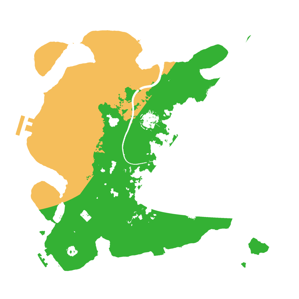 Biome Rust Map: Procedural Map, Size: 3000, Seed: 38276