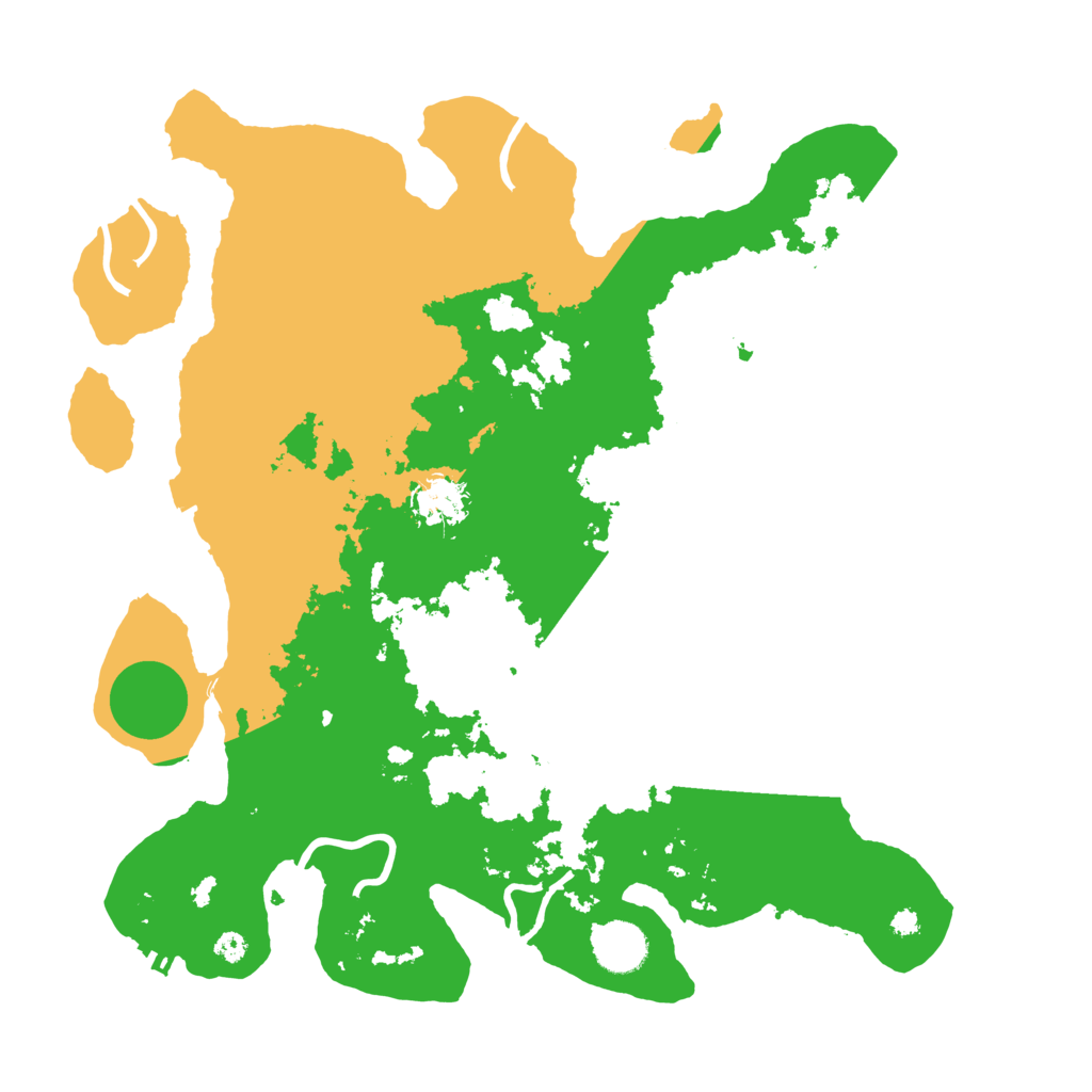 Biome Rust Map: Procedural Map, Size: 3700, Seed: 2000635715