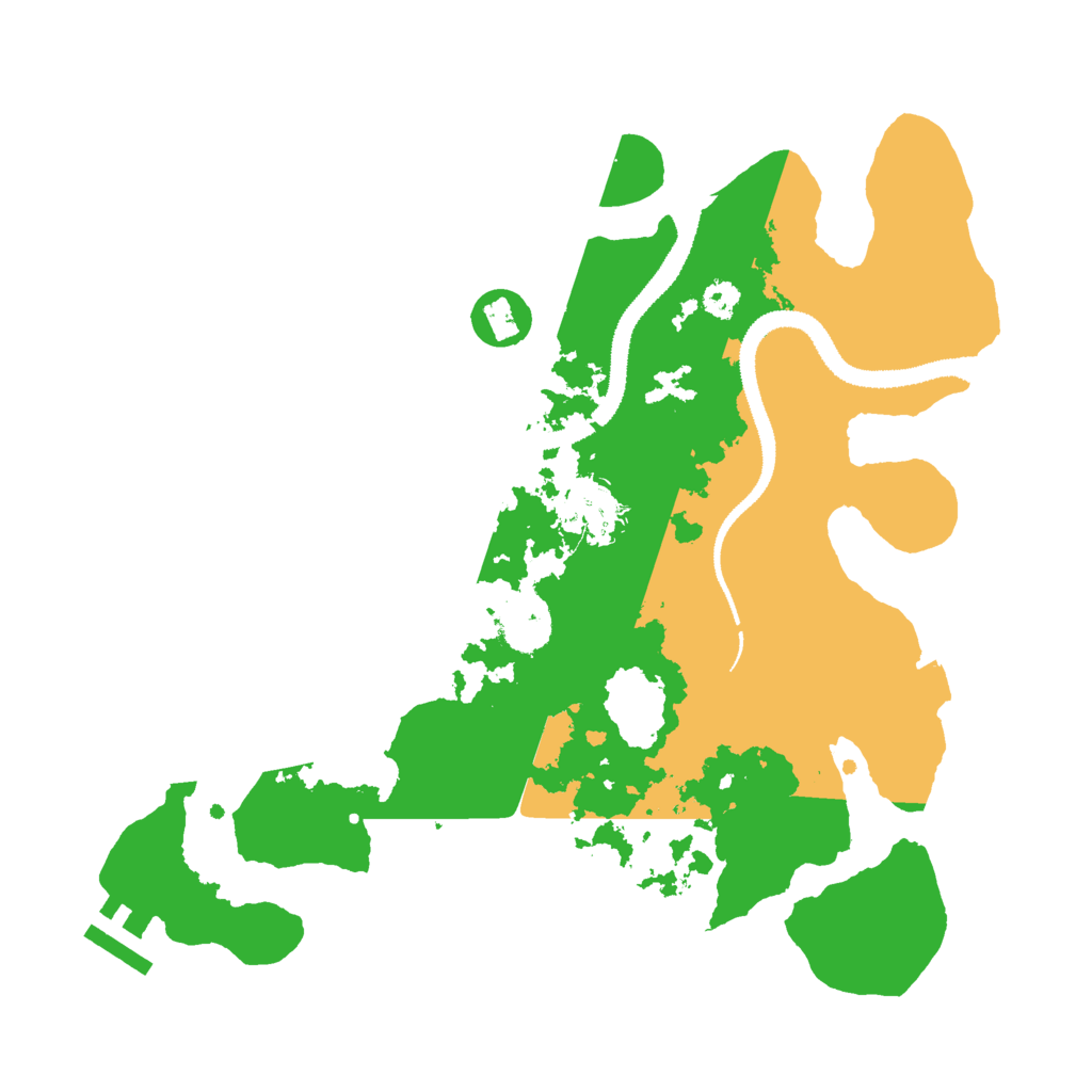 Biome Rust Map: Procedural Map, Size: 3000, Seed: 467956917