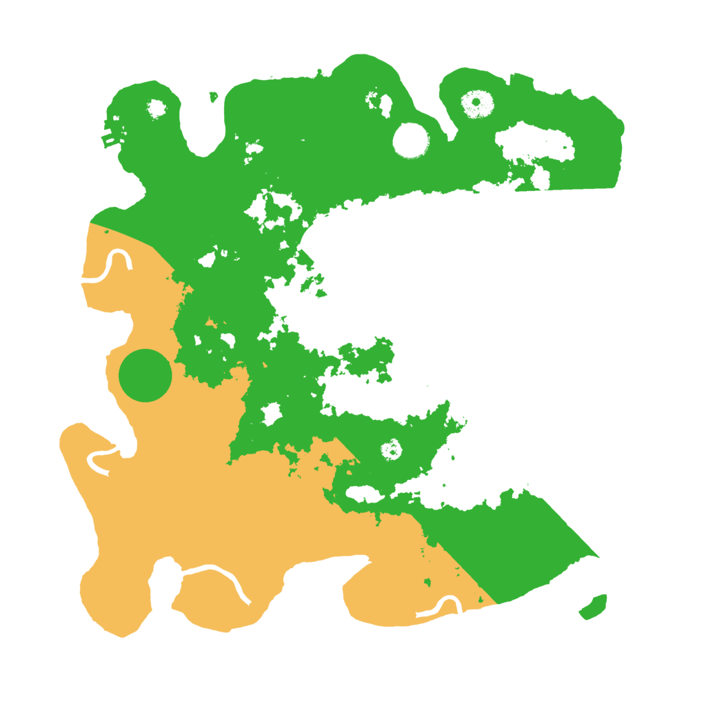 Biome Rust Map: Procedural Map, Size: 3500, Seed: 1593288370