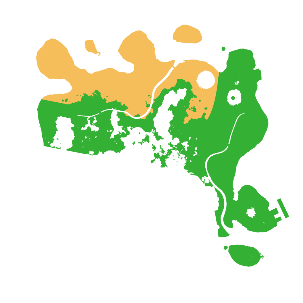 Biome Rust Map: Procedural Map, Size: 3000, Seed: 786