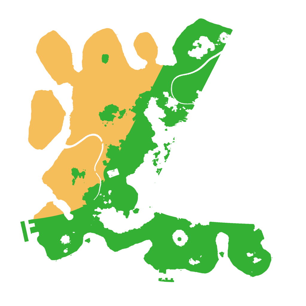Biome Rust Map: Procedural Map, Size: 3000, Seed: 4061