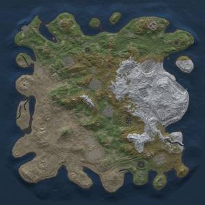 Thumbnail Rust Map: Procedural Map, Size: 4250, Seed: 1206361033, 18 Monuments