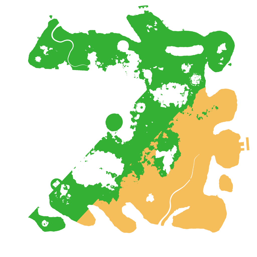 Biome Rust Map: Procedural Map, Size: 4000, Seed: 33974458