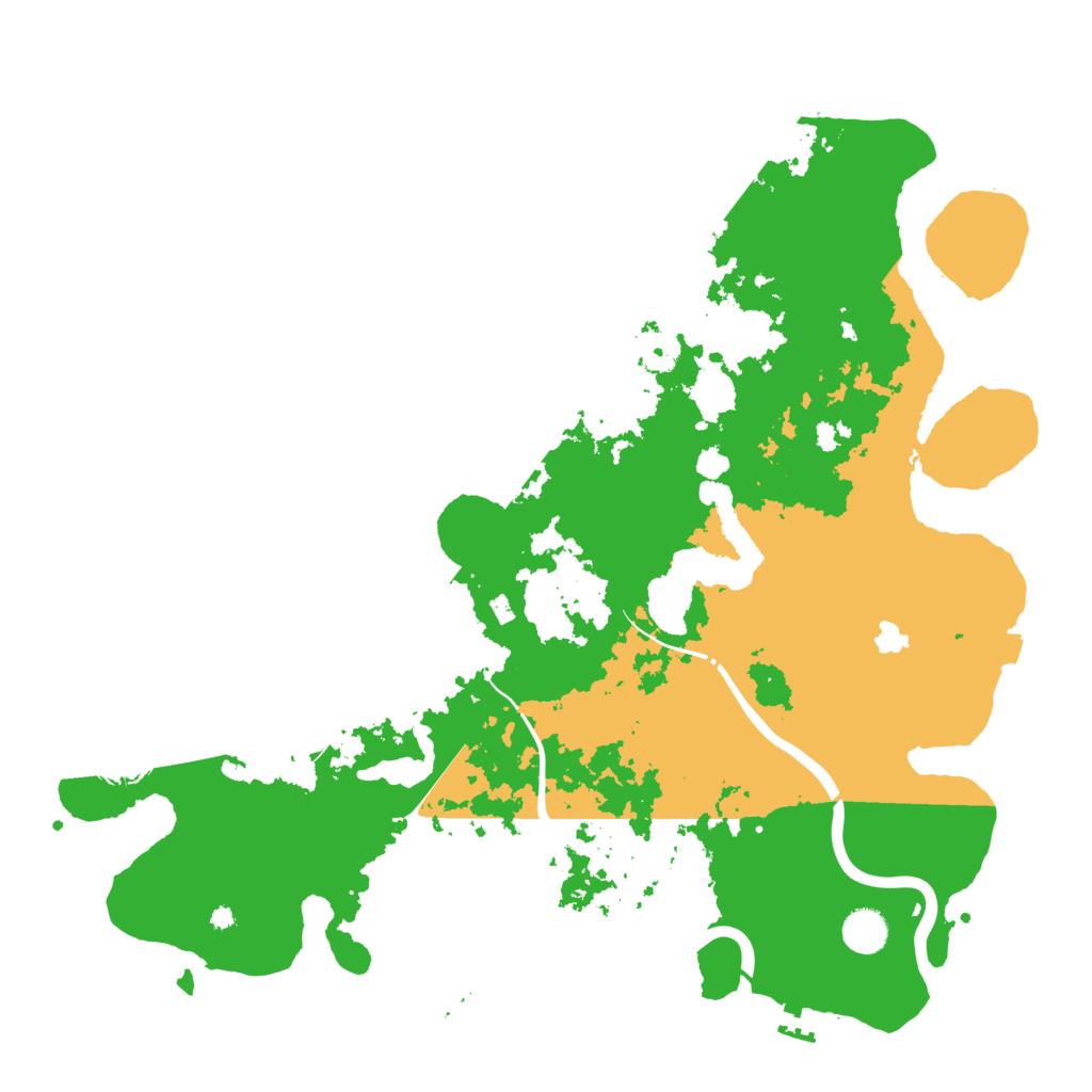 Biome Rust Map: Procedural Map, Size: 4250, Seed: 523879018