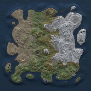 Thumbnail Rust Map: Procedural Map, Size: 3750, Seed: 1970399722, 17 Monuments