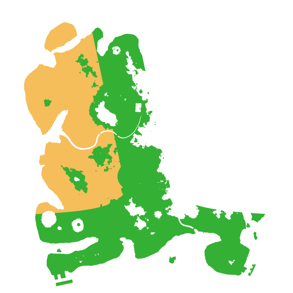 Biome Rust Map: Procedural Map, Size: 3500, Seed: 1720090657