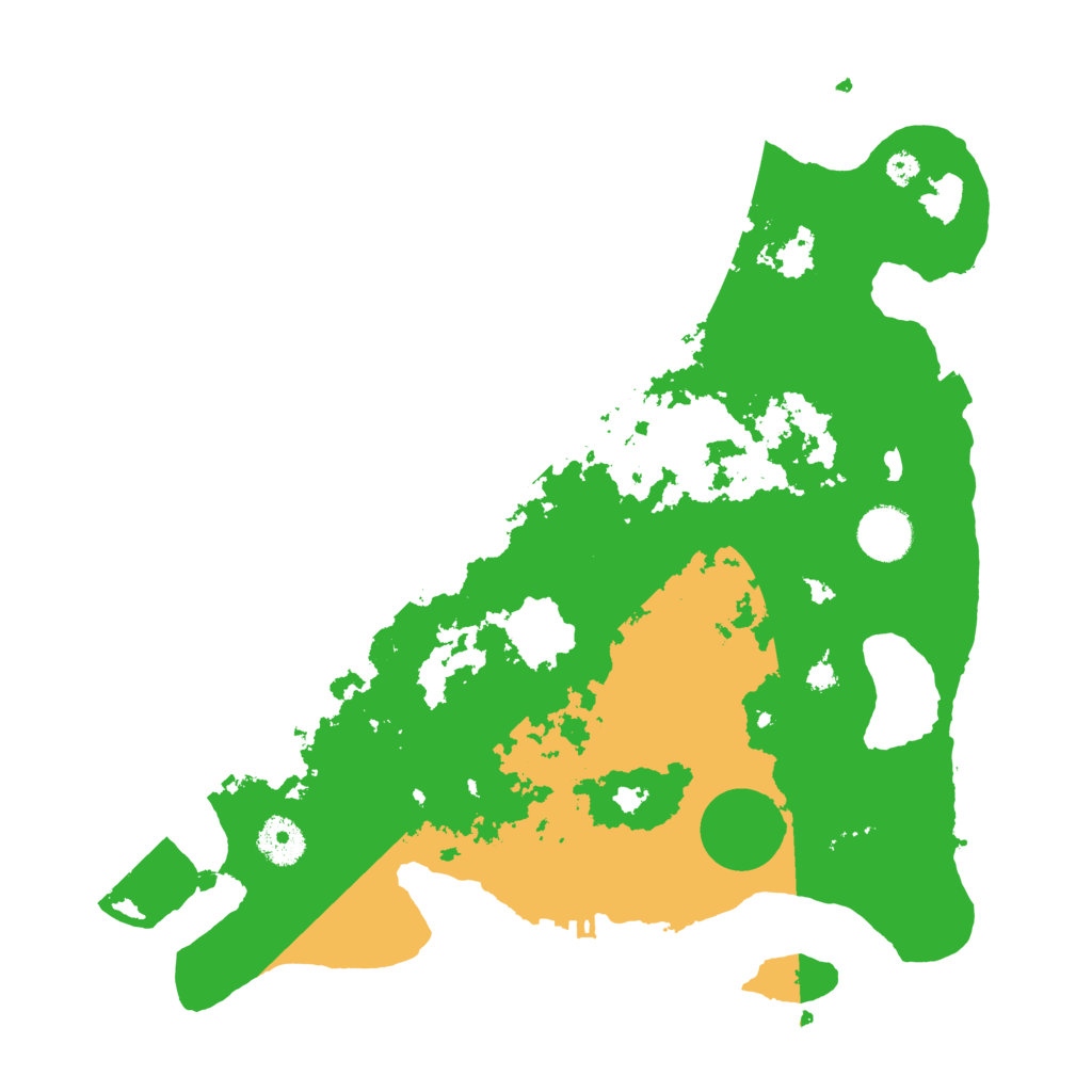 Biome Rust Map: Procedural Map, Size: 3500, Seed: 803987598