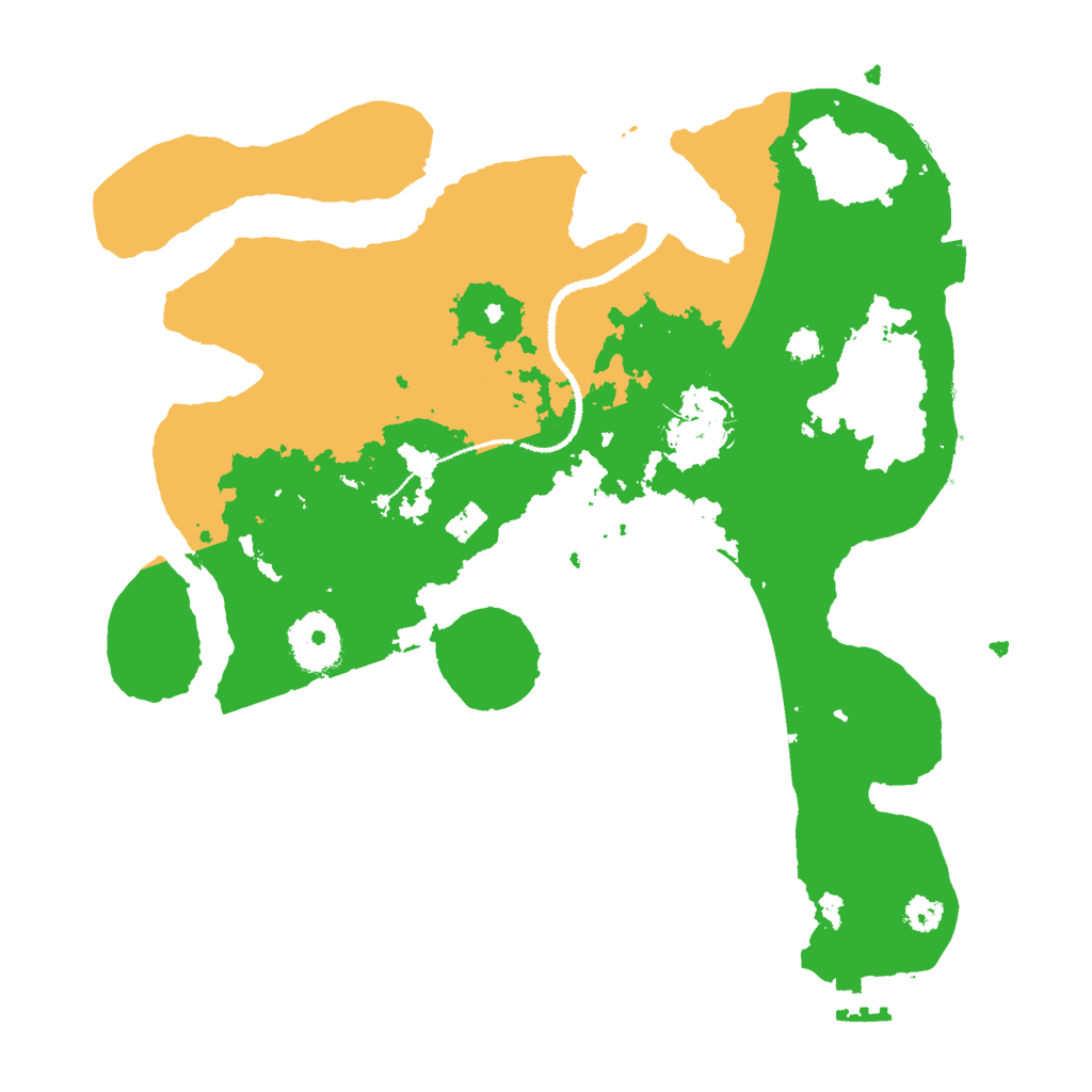 Biome Rust Map: Procedural Map, Size: 3000, Seed: 28547