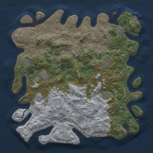 Thumbnail Rust Map: Procedural Map, Size: 4500, Seed: 169331541, 18 Monuments