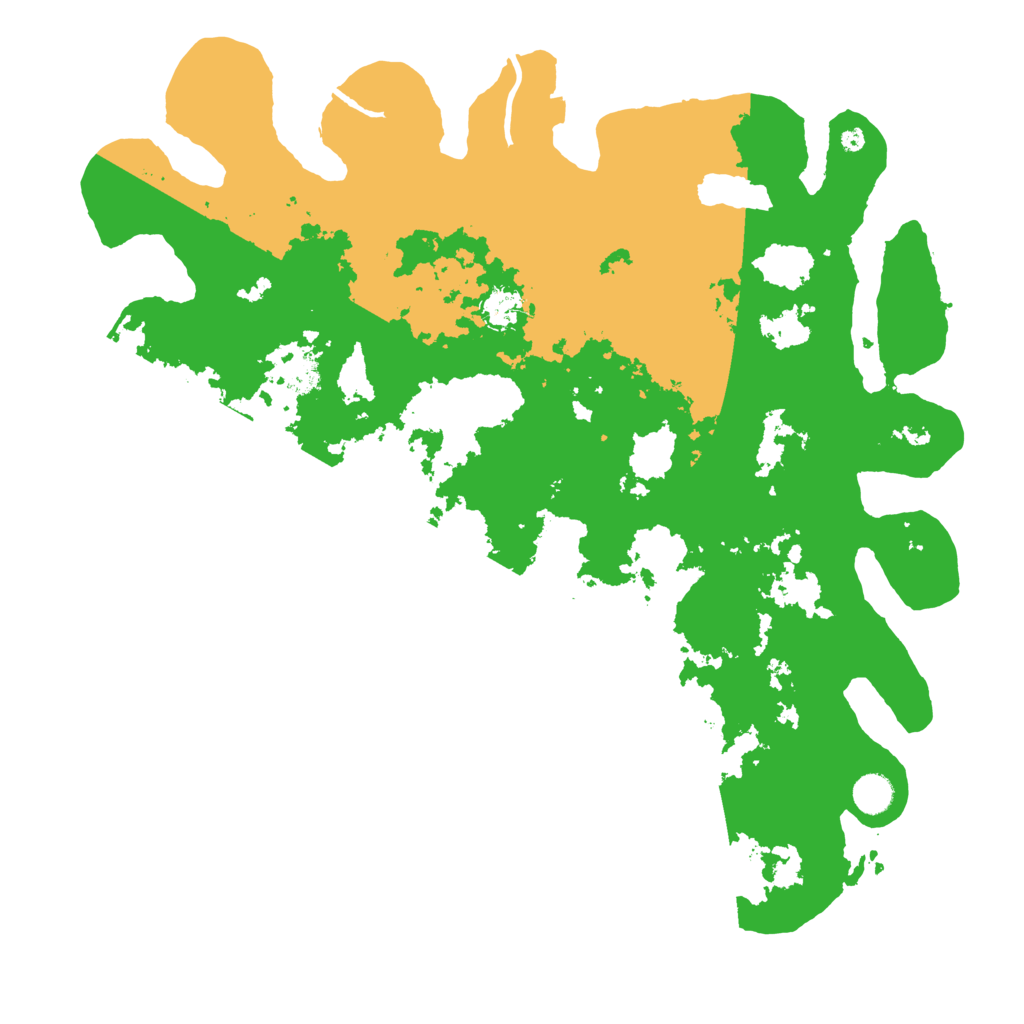 Biome Rust Map: Procedural Map, Size: 4500, Seed: 24775