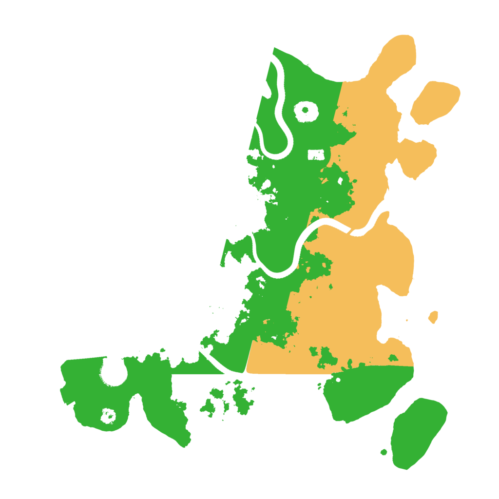 Biome Rust Map: Procedural Map, Size: 3250, Seed: 3700104