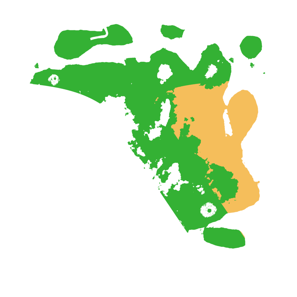 Biome Rust Map: Procedural Map, Size: 3000, Seed: 75423