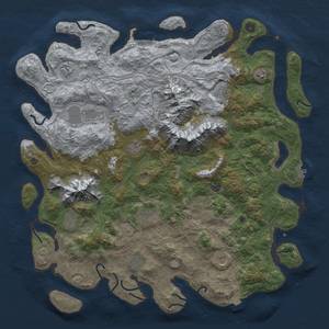 Thumbnail Rust Map: Procedural Map, Size: 5000, Seed: 1771160572, 19 Monuments