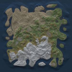 Thumbnail Rust Map: Procedural Map, Size: 4200, Seed: 732030049, 17 Monuments