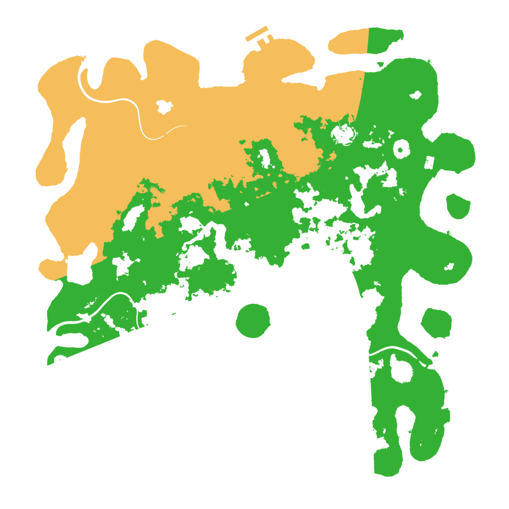 Biome Rust Map: Procedural Map, Size: 4200, Seed: 732030049
