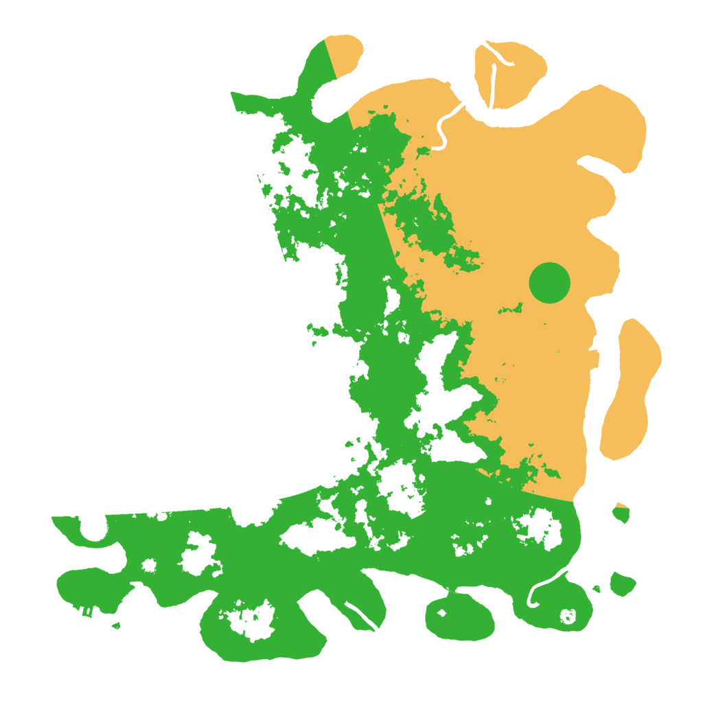 Biome Rust Map: Procedural Map, Size: 4500, Seed: 355614511