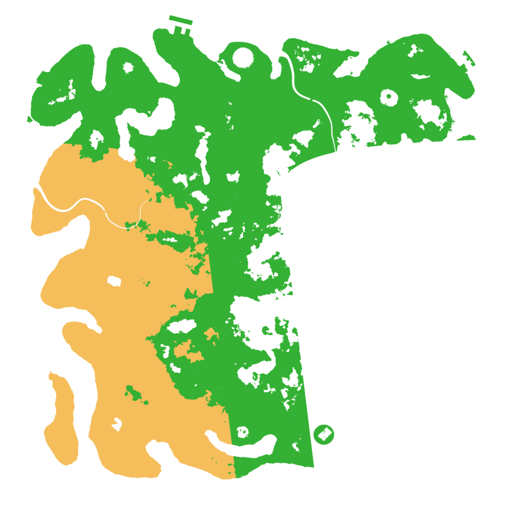 Biome Rust Map: Procedural Map, Size: 4500, Seed: 10881150