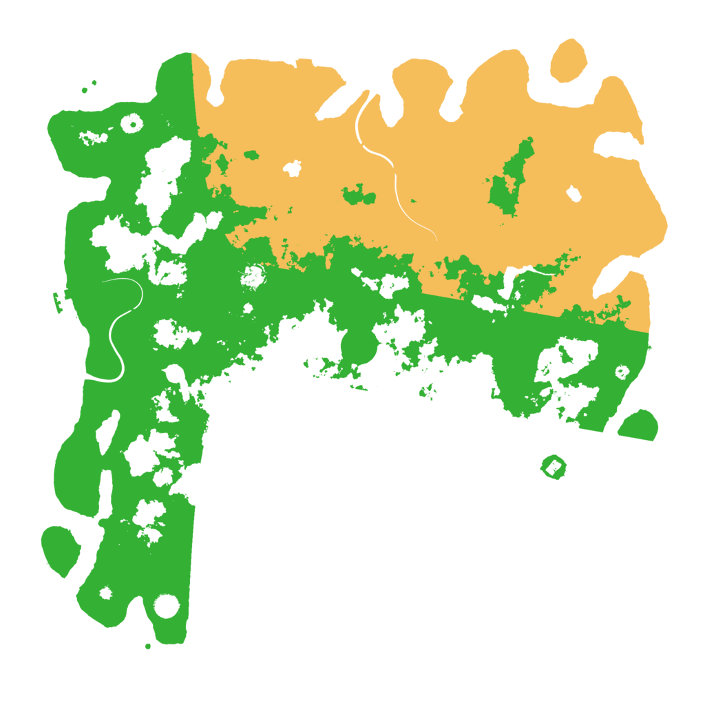 Biome Rust Map: Procedural Map, Size: 5101, Seed: 2727