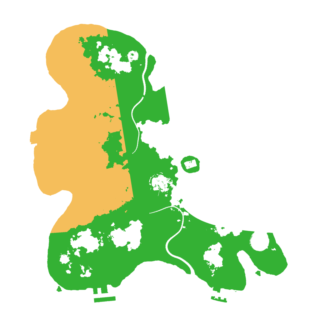 Biome Rust Map: Procedural Map, Size: 3000, Seed: 308210533