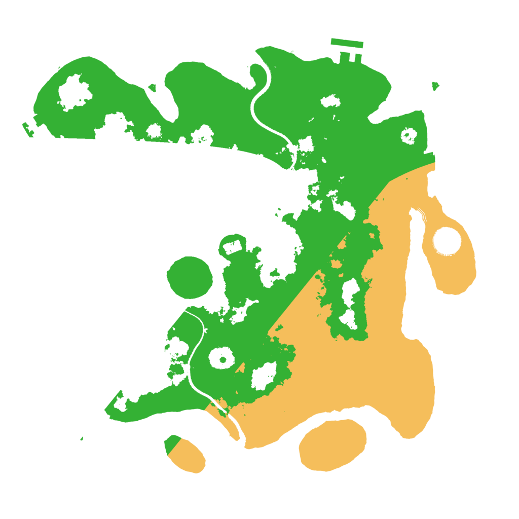 Biome Rust Map: Procedural Map, Size: 3250, Seed: 777999