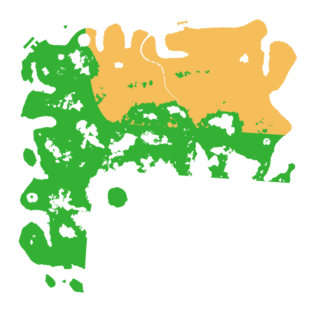 Biome Rust Map: Procedural Map, Size: 4500, Seed: 72385