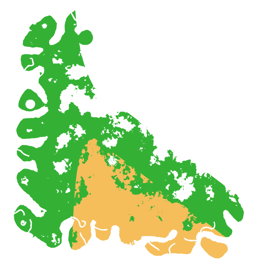 Biome Rust Map: Procedural Map, Size: 5000, Seed: 2003867627