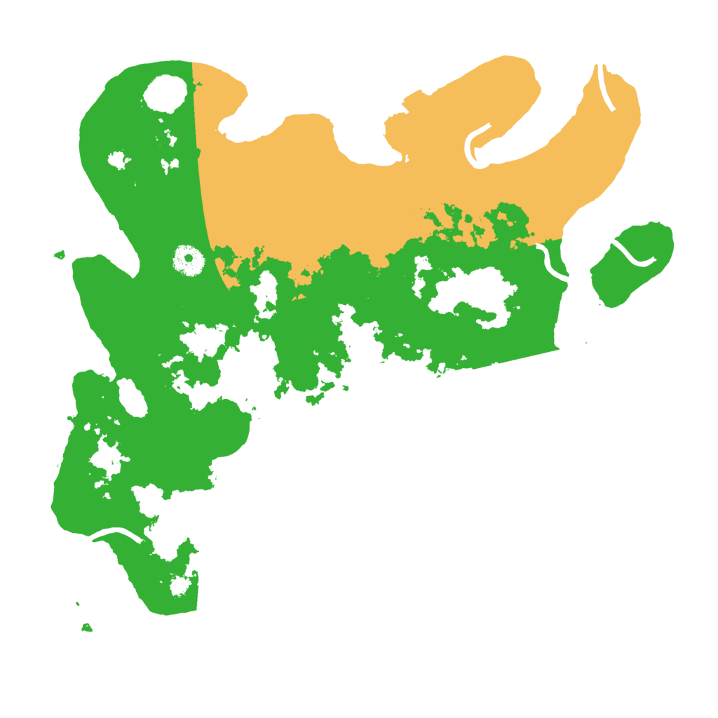 Biome Rust Map: Procedural Map, Size: 3500, Seed: 1563309011