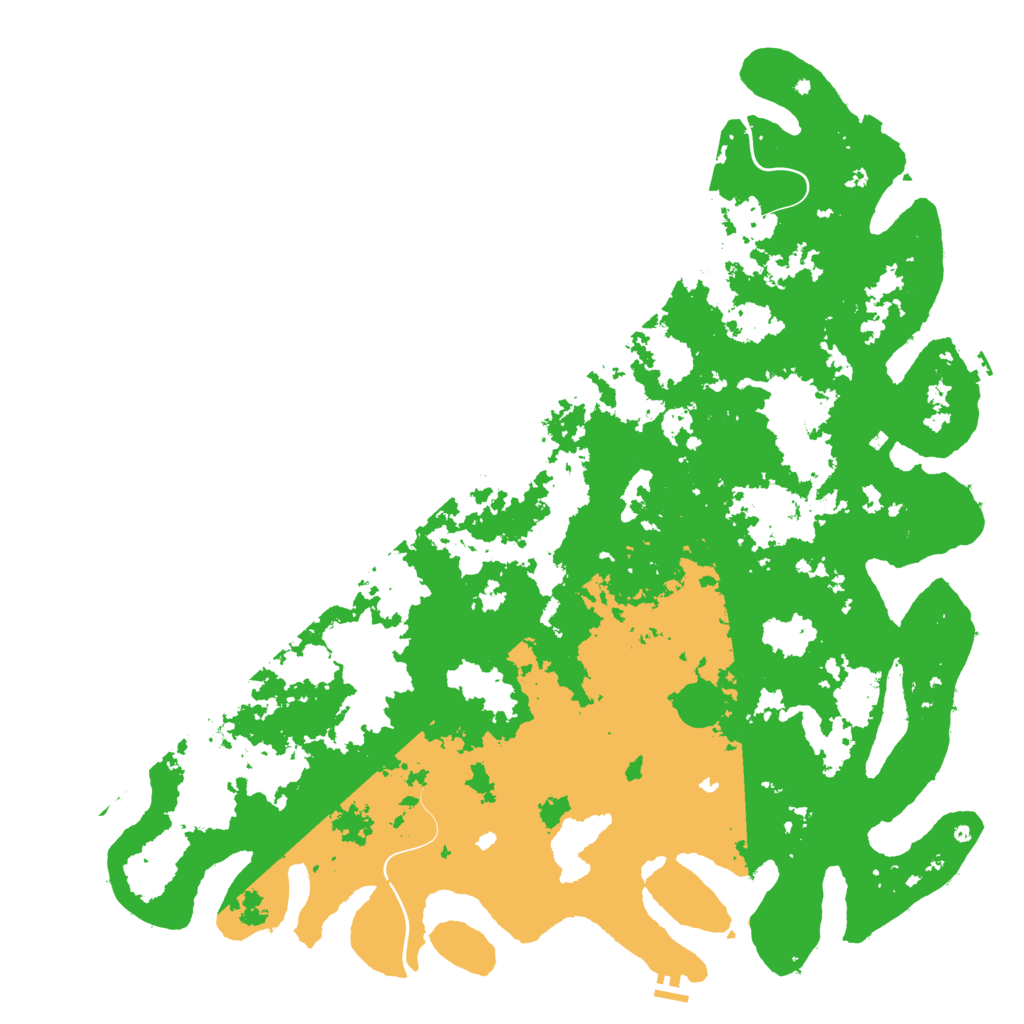 Biome Rust Map: Procedural Map, Size: 6000, Seed: 8880