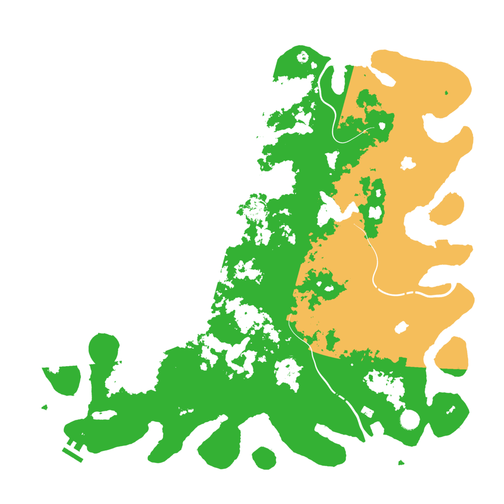 Biome Rust Map: Procedural Map, Size: 4500, Seed: 715545562