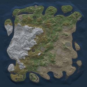 Thumbnail Rust Map: Procedural Map, Size: 4250, Seed: 1847999738, 19 Monuments